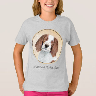 Camiseta Pintura irlandesa de estilo rojo y blanco - Arte o