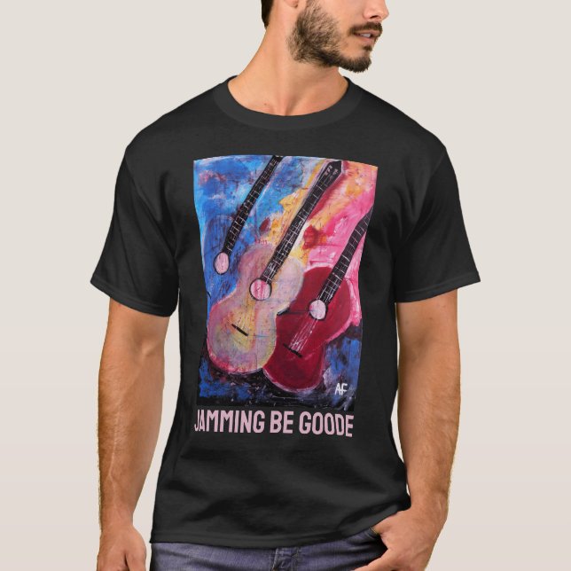 Camiseta Pintura Jamming be Goode de Alfred Fox (Anverso)