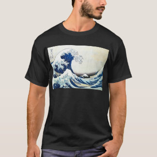 Camiseta Pintura japonesa "de la gran onda" por Hokusai