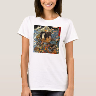 Camiseta Pintura japonesa del samurai de Ukiyo-e del