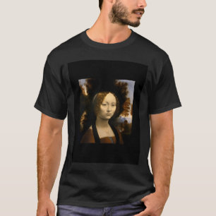 Camiseta Pintura Leonardo Da Vinci: Ginevra De' Benci, 147