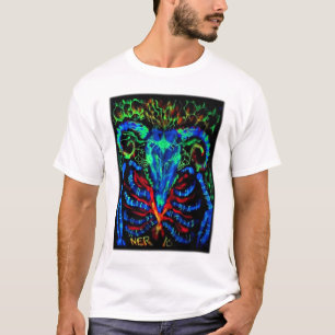 Camiseta Pintura ligera negra 2