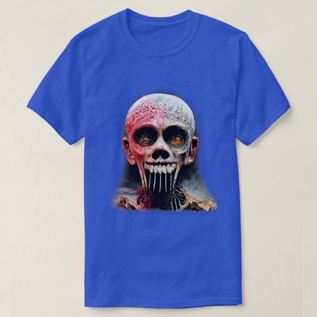 Camiseta Pintura Metalizado extrema de metal negro 1 (Diseño del anverso)