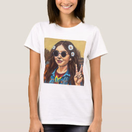 Camiseta Pintura moderna de la Mona Lisa - Arte inspirado e