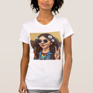 Camiseta Pintura moderna de la Mona Lisa: arte inspirado en