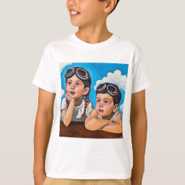 Camiseta Pintura Moderna de Querubines - Arte Inspirado en 