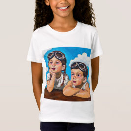 Camiseta Pintura Moderna de Querubines - Arte Inspirado en 
