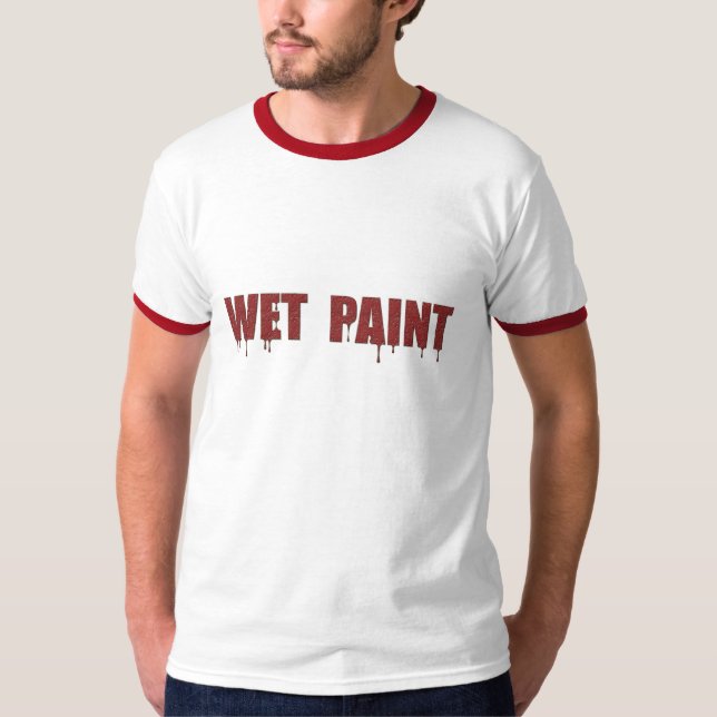 Camiseta Pintura mojada (Anverso)