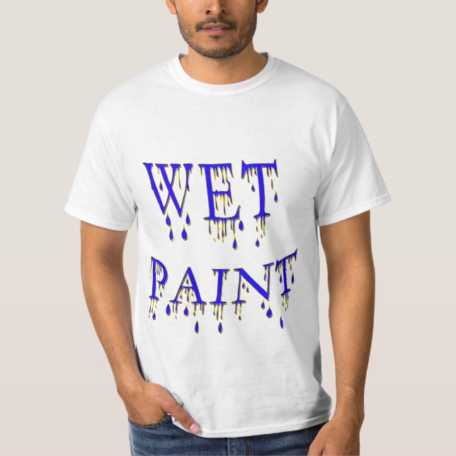 Camiseta Pintura mojada (Anverso)