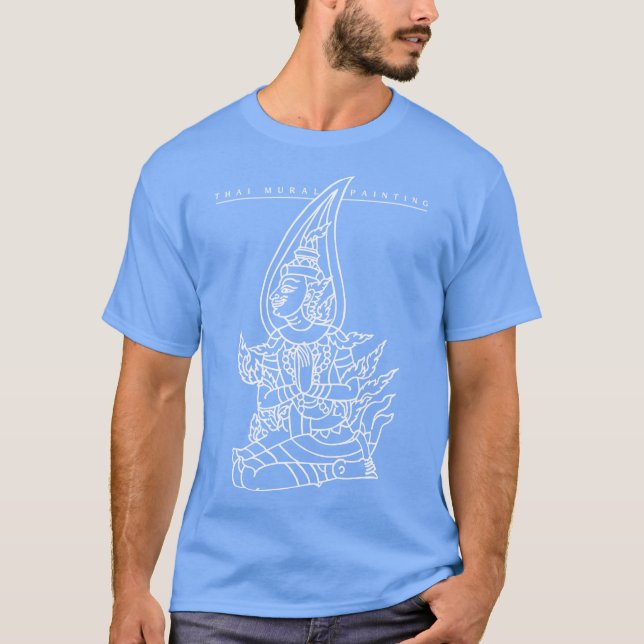 Camiseta Pintura Mural Tailandesa (Anverso)