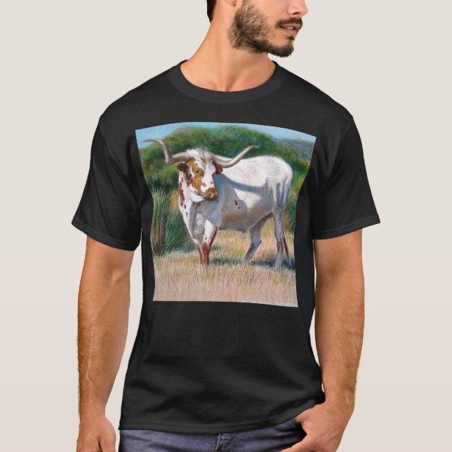 Camiseta Pintura occidental del arte de Bull del (Anverso)