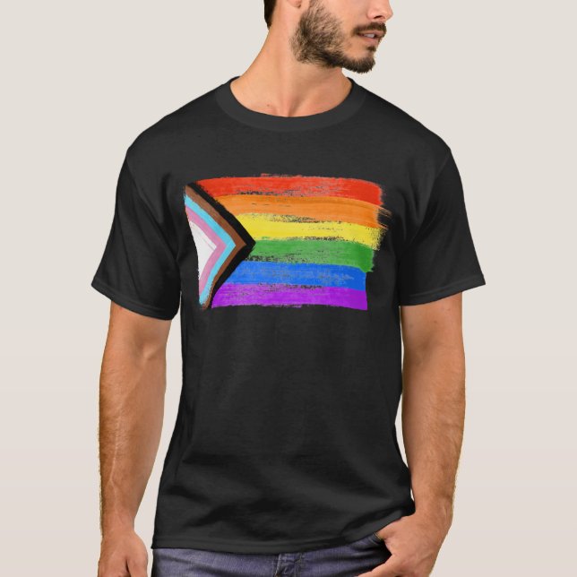 Camiseta Pintura Orgullo Progreso (Anverso)