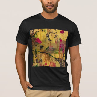 Camiseta Pintura oriental. Estilo japonés