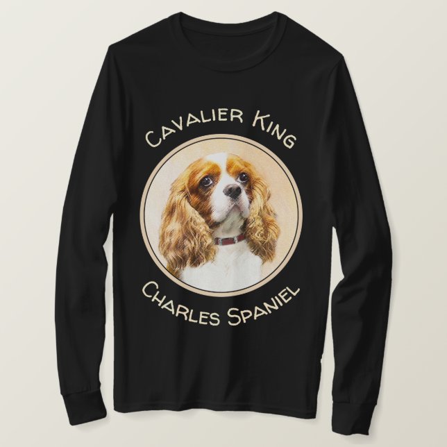 Camiseta Pintura original de Cavalier King Charles Spaniel (Anverso del diseño)
