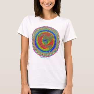 Camiseta Pintura original de la tierra de la escritura