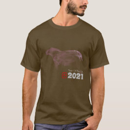 Camiseta Pintura original OX Año chino Cumpleaños masculino