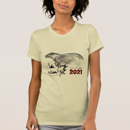 Camiseta Pintura original OX Año nuevo vietnamita 2021 WT