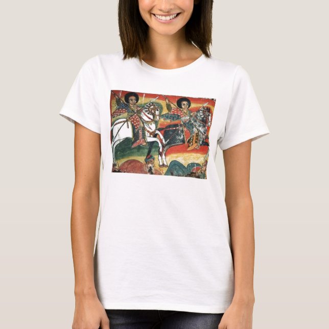 Camiseta Pintura ortodoxa etíope de la iglesia de Tewahedo (Anverso)