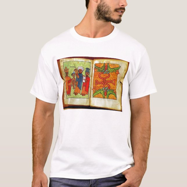 Camiseta Pintura ortodoxa etíope de la iglesia de Tewahedo (Anverso)