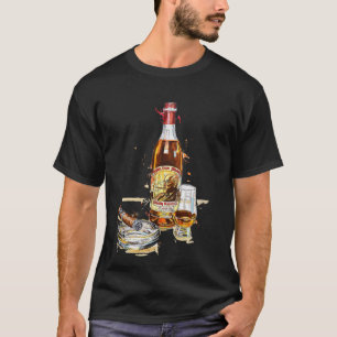 Camiseta Pintura papada y cigarro, blantones, rastreo de bú
