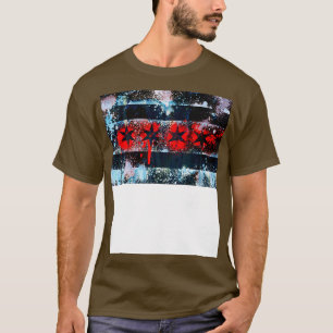 Camiseta Pintura para rociar graffiti con bandera de Chicag