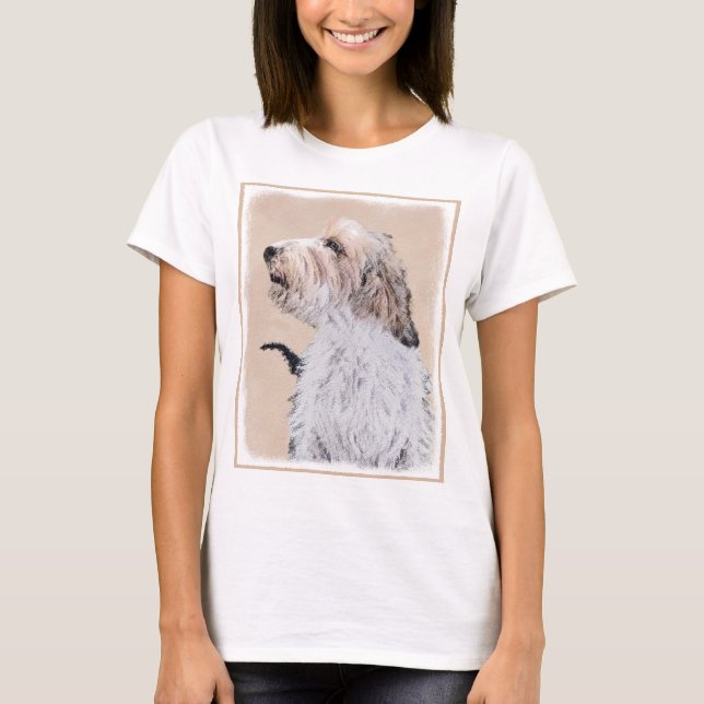Camiseta Pintura Petit Basset Griffon Vendéen - Arte de per (Anverso)