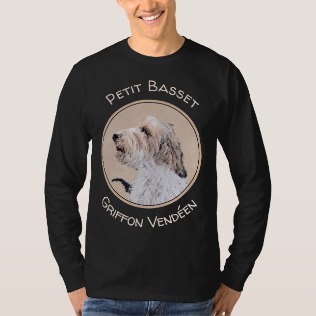 Camiseta Pintura Petit Basset Griffon Vendéen - Arte de per (Anverso)