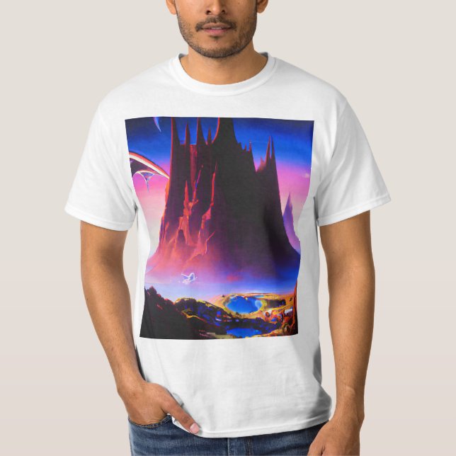 Camiseta Pintura petrolera de Dream World (Anverso)