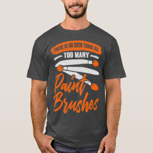 Camiseta Pintura pintadora de maestro de arte pincel regalo