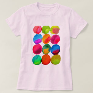 Camiseta Pintura pop neonatal color agua