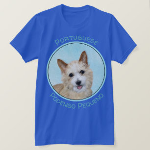 Camiseta Pintura portuguesa de Podengo Pequeno - Arte origi