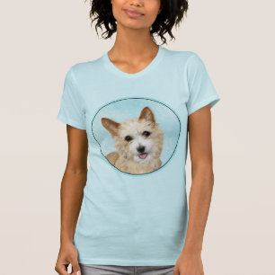 Camiseta Pintura portuguesa de Podengo Pequeno - Arte origi