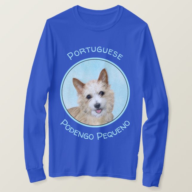 Camiseta Pintura portuguesa Podengo Pequeno - Arte original (Anverso del diseño)