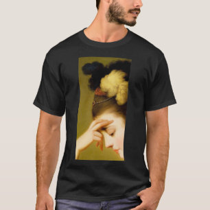 Camiseta Pintura renacentista de una mujer que llora 2