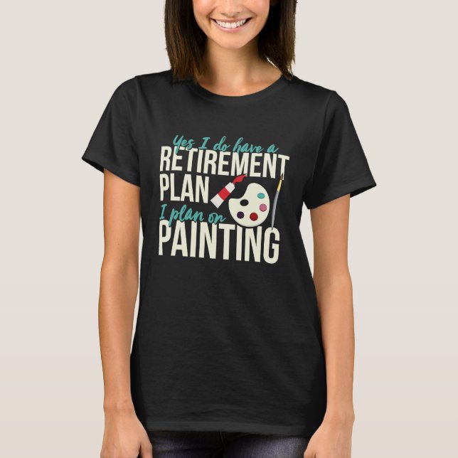 Camiseta Pintura Retirada Retirada Painter Set (Anverso)