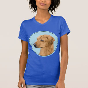 Camiseta Pintura Ridgeback Rhodesiana - Arte Perro Original