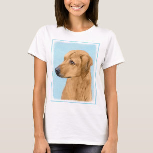 Camiseta Pintura Ridgeback Rhodesiana - Arte Perro Original