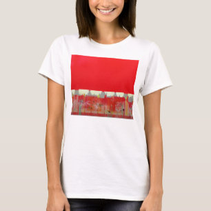 Camiseta Pintura roja