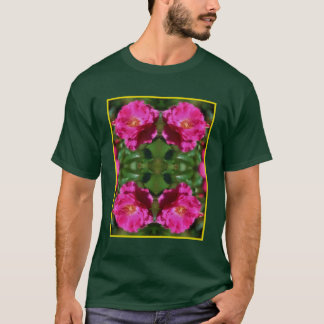 Camiseta Pintura rosa de rosa Resumen de arte de las flores