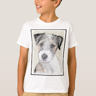 Camiseta Pintura Rusell Terrier - Arte Perro Original