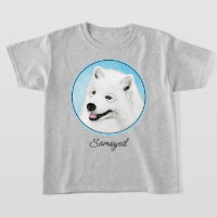 Pintura Samoyed - Arte Perro Original Cuto
