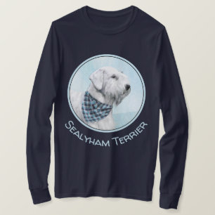 Camiseta Pintura Sealyham Terrier - Arte Perro Original.