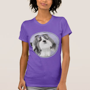 Camiseta Pintura Shih Tzu - Arte Perro Original.