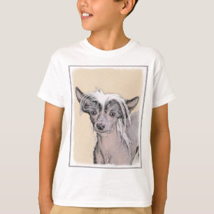 Camiseta Pintura sin pelo de cremallera china arte original