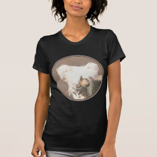Camiseta Pintura sin pelo de cremallera china arte original