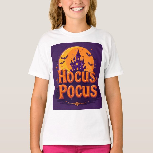 Camiseta Pintura temática de Halloween (Anverso)