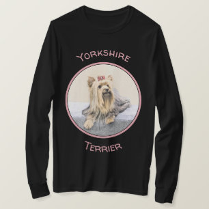 Camiseta Pintura Terrier de Yorkshire - Arte Perro Original