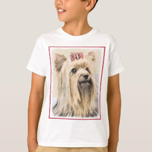 Camiseta Pintura Terrier de Yorkshire - Arte Perro Original