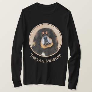 Camiseta Pintura tibetana de escaramuzas - Arte de perros o