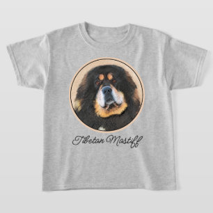 Camiseta Pintura tibetana de escaramuzas - Arte de perros o